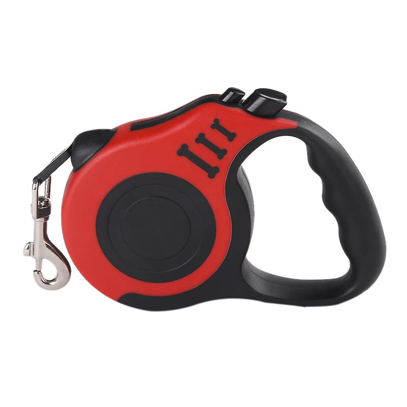 5m/3m Ultimate Retractable Dog Leash | Ergonomic Grip & No-Tangle Nylon Ribbon