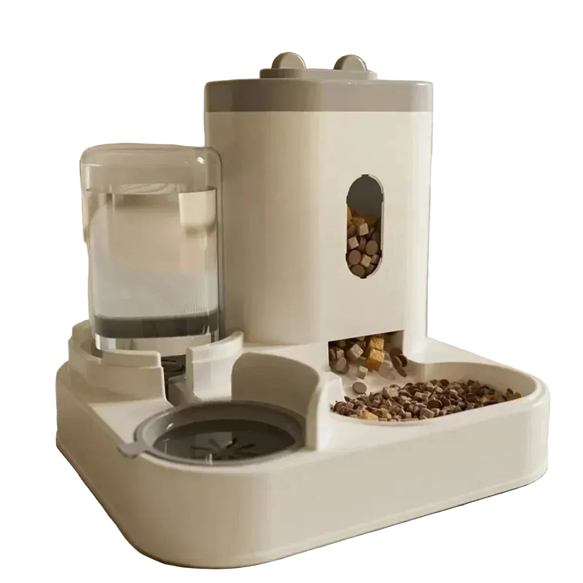 2-in-1 Auto-Hydrate & Feeder Station | Large Capacity Gravity Dispenser