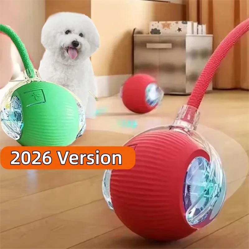 New Dog Interactive Ball Toy,Automatic Rolling Dog Ball Rechargeable,Smart Puppy Interactive Toy,Intelligent Balls Toy for Dogs